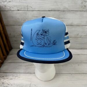 Vintage Kanas VFW Snapback Hat Trucker Cap Mesh Foam San Sun Fox district 6